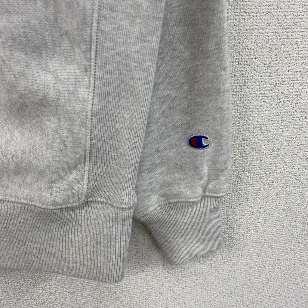 Champion　チャンピオン　リバースウィーブ　ハーフジップスウェット/トレーナー　灰色　グレー　Mサイズ　古着