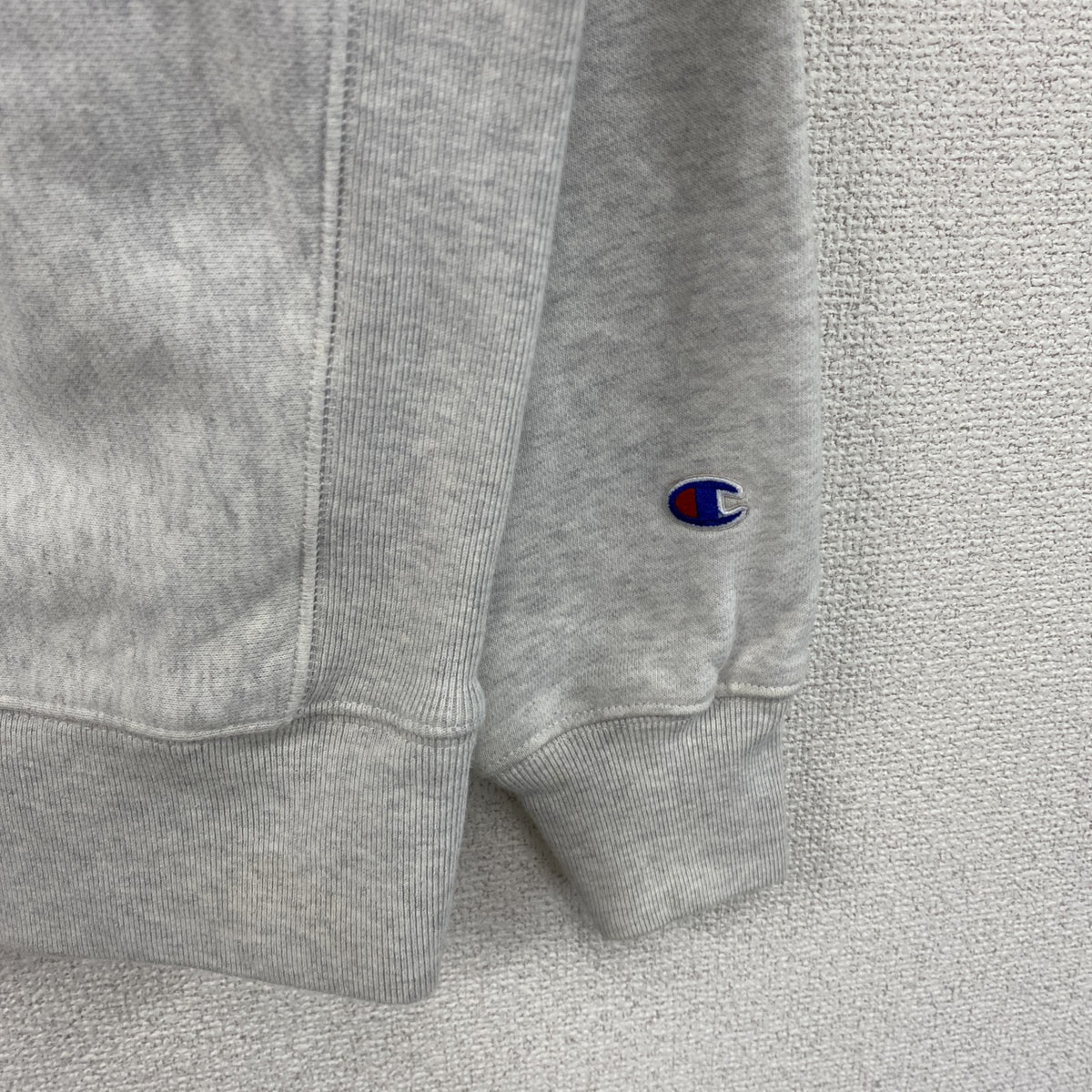 Champion　チャンピオン　リバースウィーブ　ハーフジップスウェット/トレーナー　灰色　グレー　Mサイズ　古着