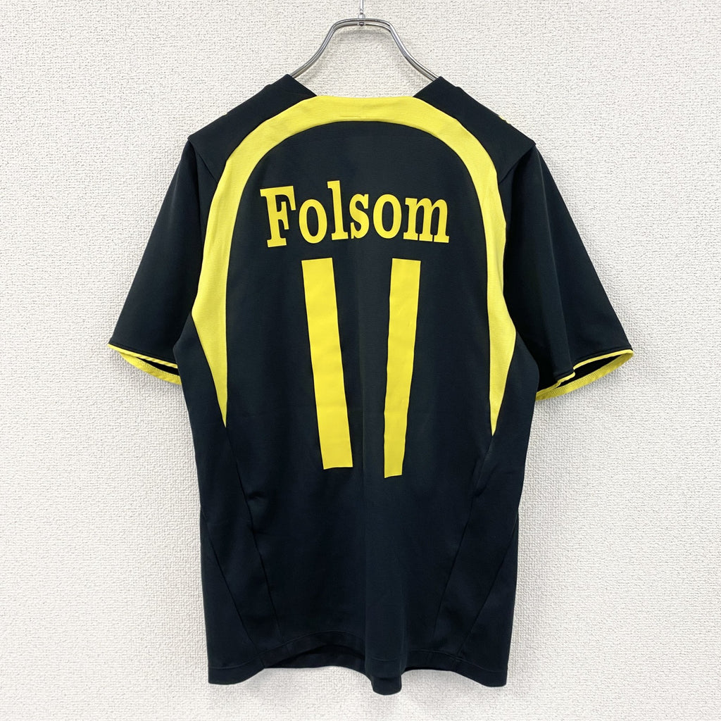 PUMA　プーマ　ASIJ　アメリカンスクールインジャパン　半袖Tシャツ　ユニフォーム　黒　ブラック　Sサイズ　古着