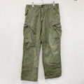 ALPHA INDUSTRIES　アルファインダストリーズ　カーゴパンツ　ジップフライ　カーキ　Lサイズ　古着