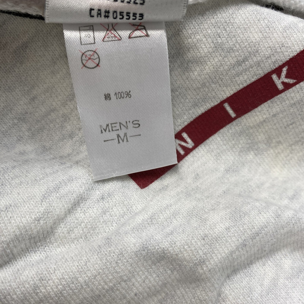 90s　NIKE　ナイキ　スウェット半袖プリントTシャツ　ヴィンテージ　霜降りグレー　Mサイズ 　古着