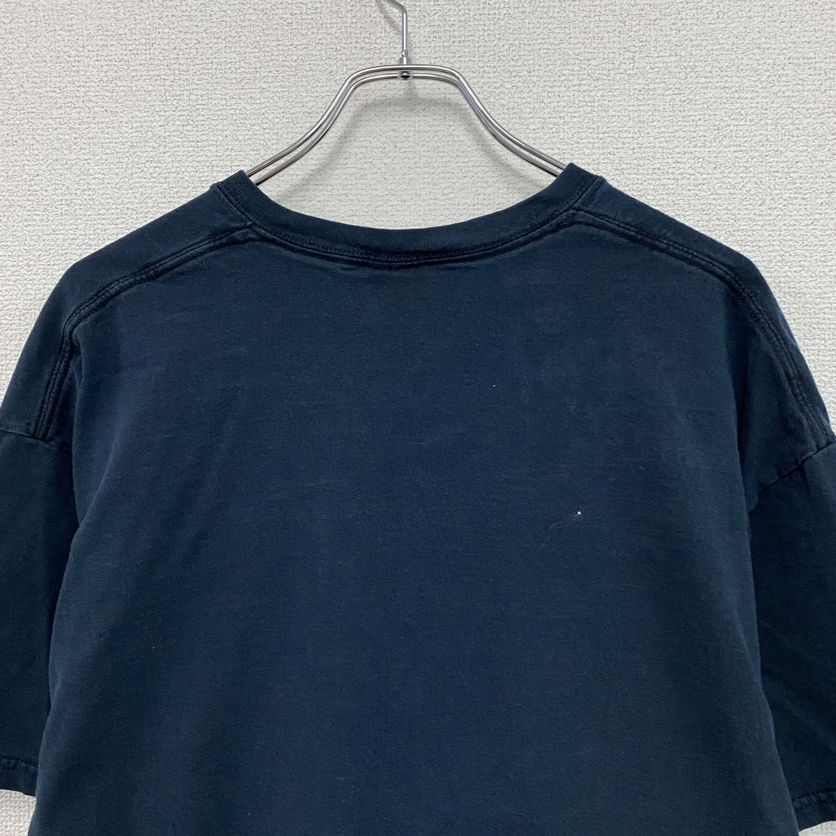 GILDAN　ギルダン　キャンベル大学　半袖プリントTシャツ　カレッジT　野球　紺　ネイビー　XLサイズ　　古着