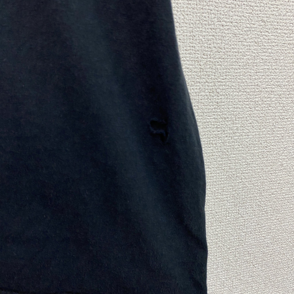 RUSSELL　ラッセル　BYU　ブリガムヤング大学　半袖プリントTシャツ　カレッジロゴ　黒　ブラック　　古着