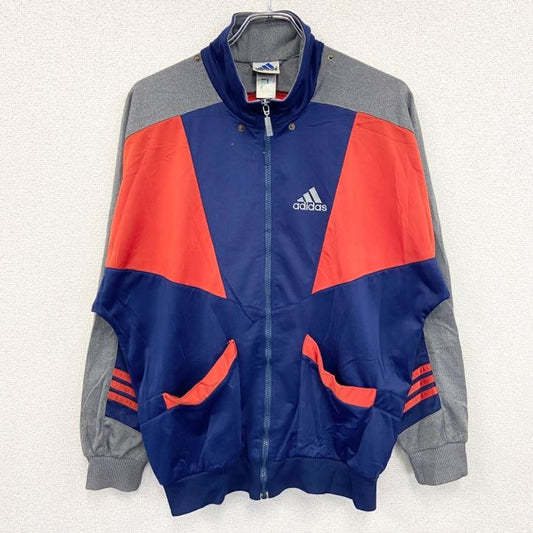 90s　adidas　アディダス　フルジップトラックジャケット/ジャージ　ヴィンテージ　マルチカラー　Mサイズ