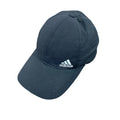 adidas　アディダス　6パネルキャップ　ベースボールキャップ　パフォーマンスロゴ　黒　ブラック　フリーサイズ　古着