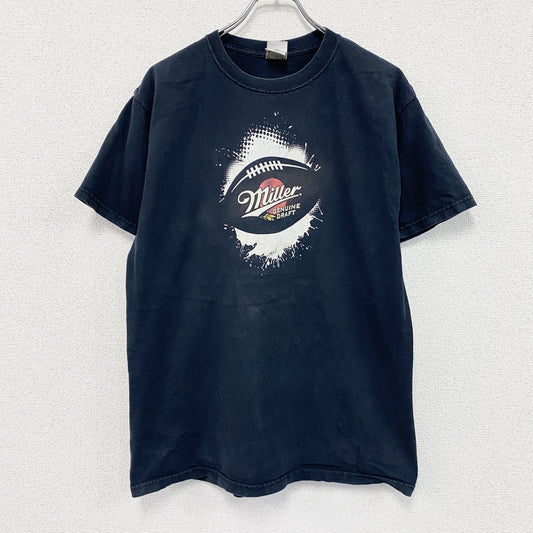 FRUIT OF THE LOOM　フルーツオブザルーム　半袖プリントTシャツ　企業T　黒　ブラック　Lサイズ