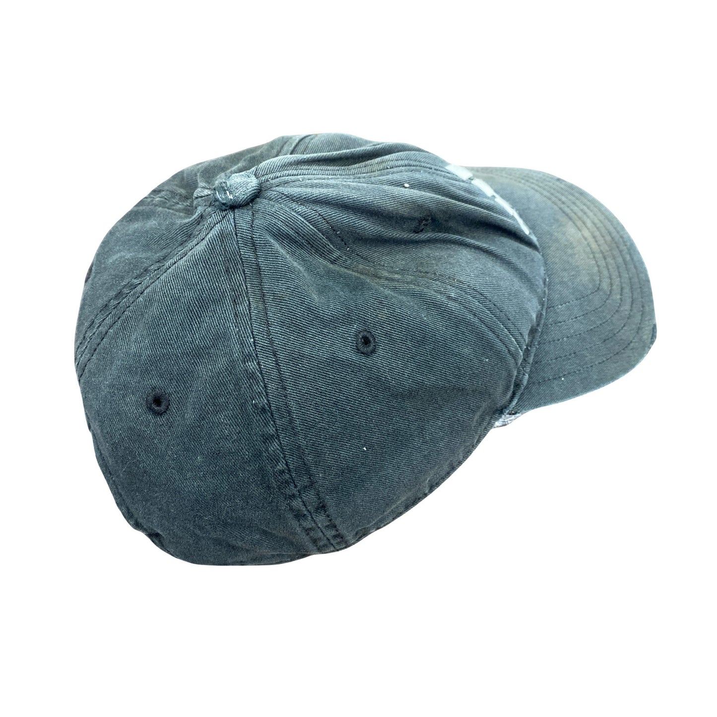 adidas　アディダス　6パネルキャップ　ベースボールキャップ　デカロゴ　黒　ブラック　フリーサイズ