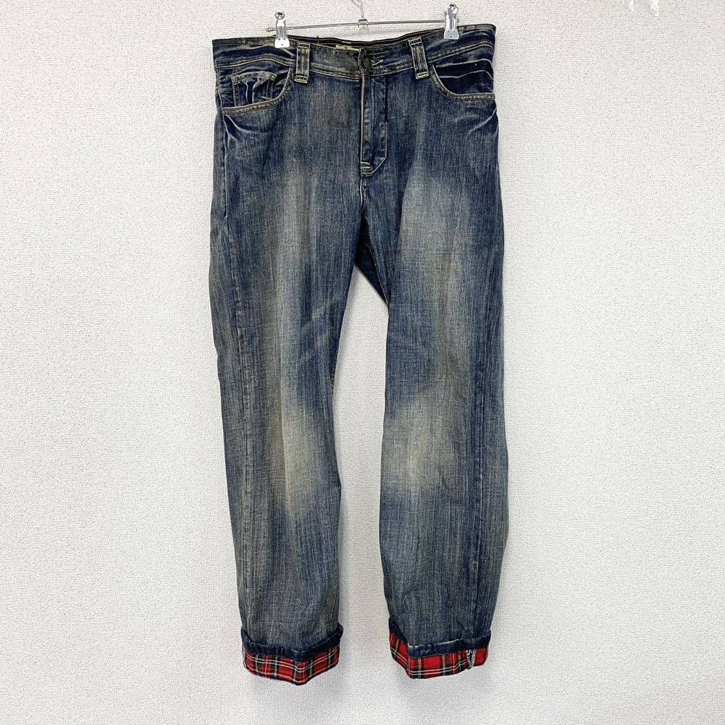 TAVERNITI SO JEANS　タヴァニティソージーンズ　デニムパンツ/ジーンズ　ジップフライ　インディゴ　W34サイズ メンズ コットン 古着