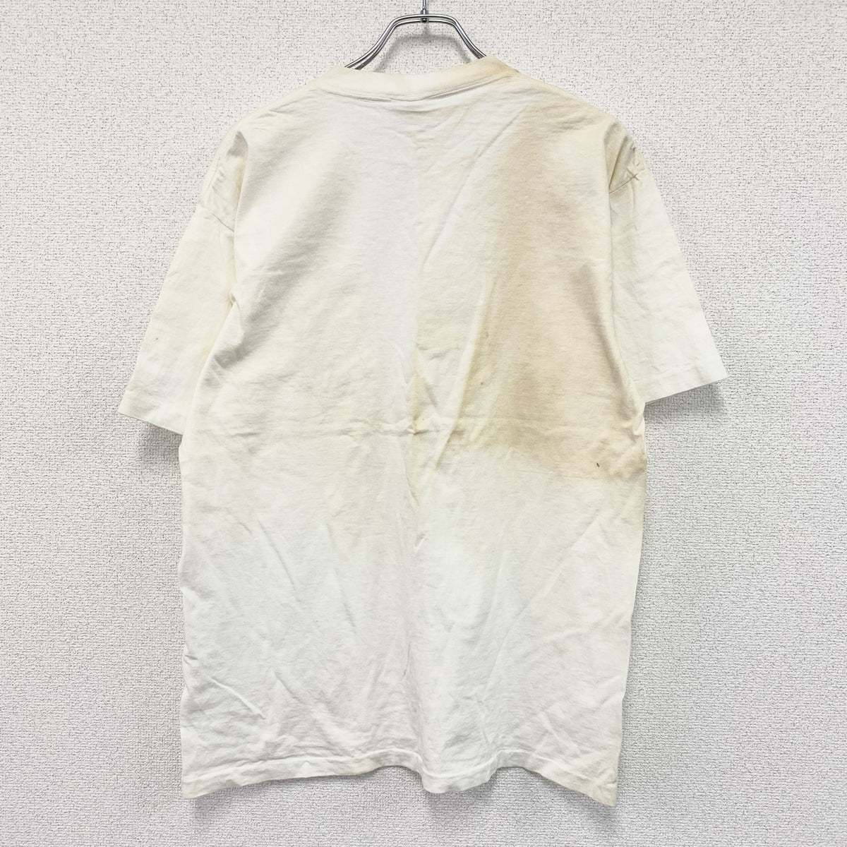 90s　America's Best　半袖Tシャツ　シングルステッチ　無地　ヴィンテージ　白　ホワイト　Mサイズ　古着