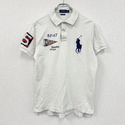 Polo Ralph Lauren　ポロラルフローレン　半袖ポロシャツ　ビックポニー　白　ホワイト　Mサイズ