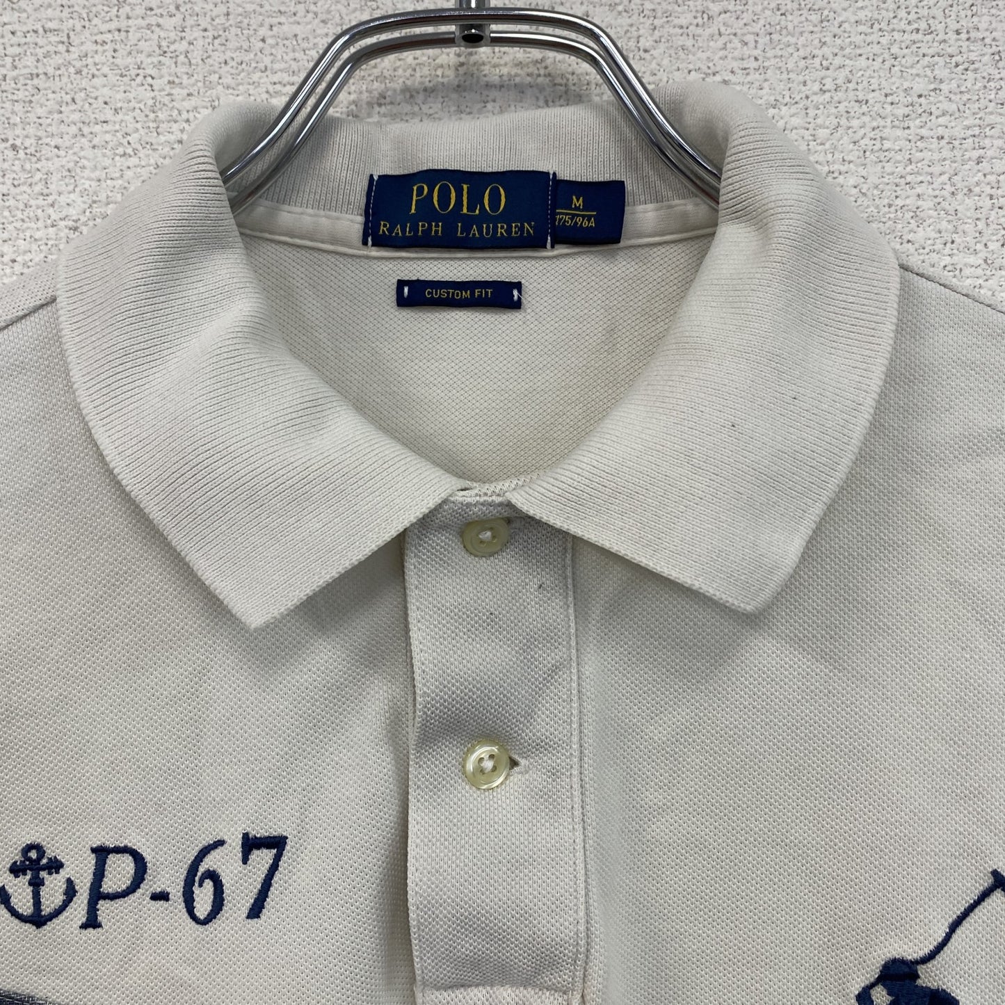 Polo Ralph Lauren　ポロラルフローレン　半袖ポロシャツ　ビックポニー　白　ホワイト　Mサイズ