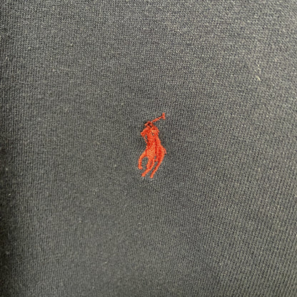 古着 used　Polo by Ralph Lauren　ポロバイラルフローレン　長袖ポロスウェット　ワンポイント刺繍　XLサイズ