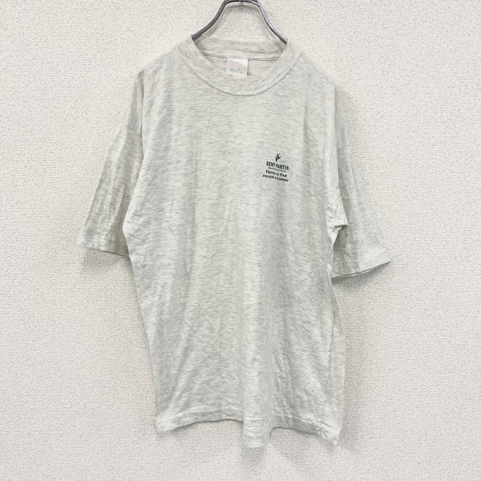 ～00s　AMERICAN　Best Tee　半袖プリントＴシャツ　天使　5連プリント　ヴィンテージ　霜降りグレー　XLサイズ　古着