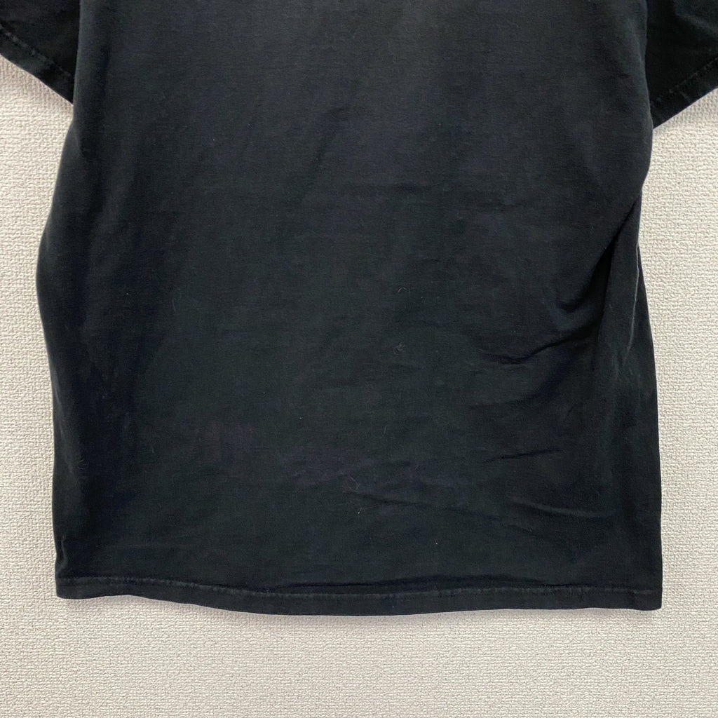 M&O　Alain Sailly　アランセイリー　半袖プリントTシャツ　護身道　黒　ブラック　Mサイズ　古着