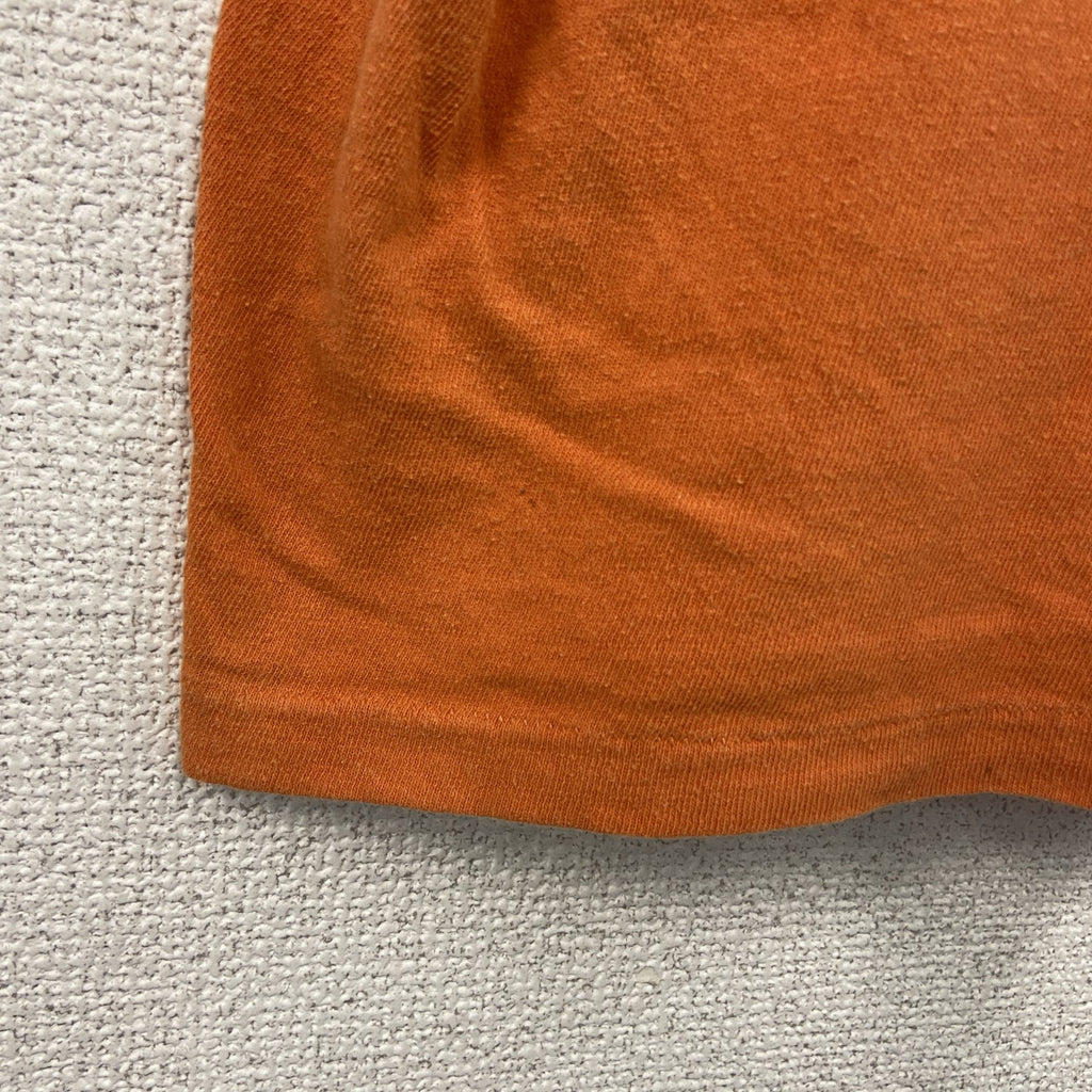 TURKEYS　半袖プリントTシャツ　シングルステッチ　オレンジ カットソー メンズ 古着