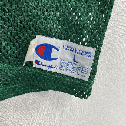 Champion　チャンピオン　半袖プリントTシャツ　ゲームシャツ　緑　グリーン　Lサイズ