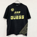 GUESS　ゲス　半袖プリントTシャツ　黒　ブラック　XSサイズ　古着