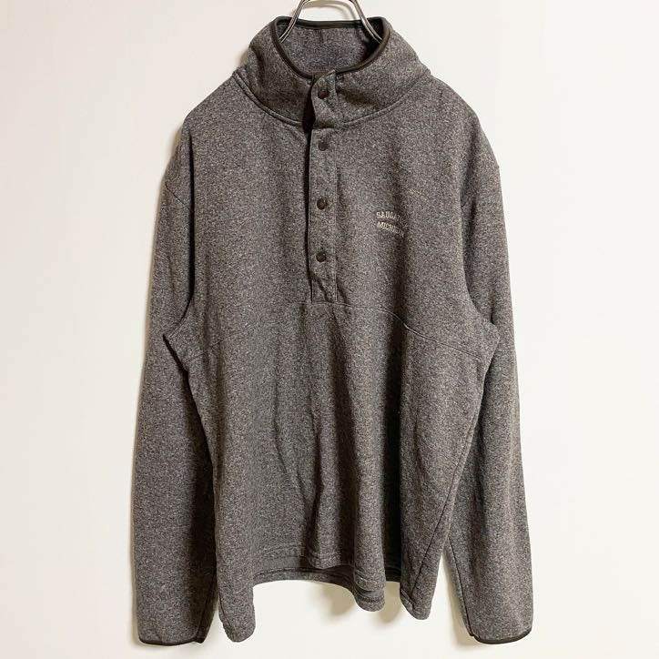 Stillwater Supply CO　長袖スナップボタンフリースジャケット　ワンポイント刺繍　秋冬服　Lサイズ　古着