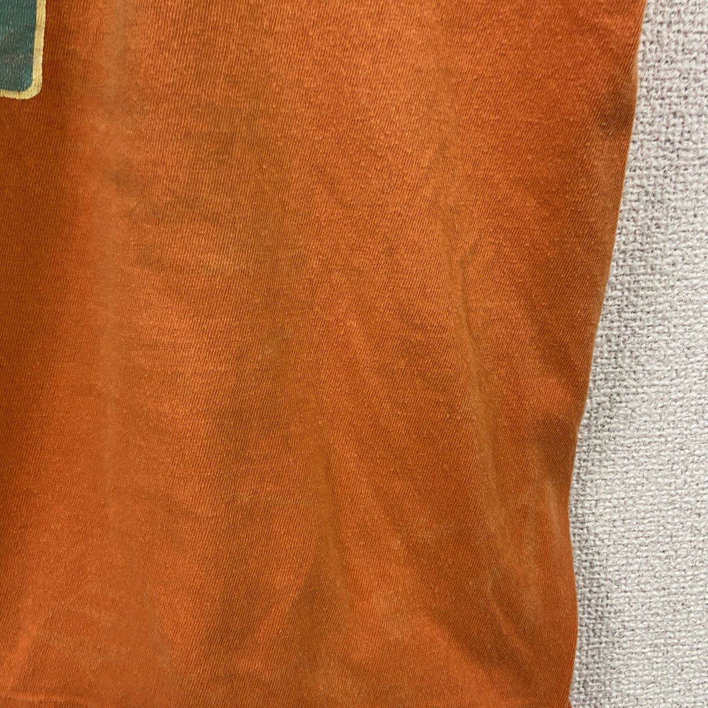 TURKEYS　半袖プリントTシャツ　シングルステッチ　オレンジ カットソー メンズ 古着