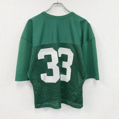 Champion　チャンピオン　半袖プリントTシャツ　ゲームシャツ　緑　グリーン　Lサイズ