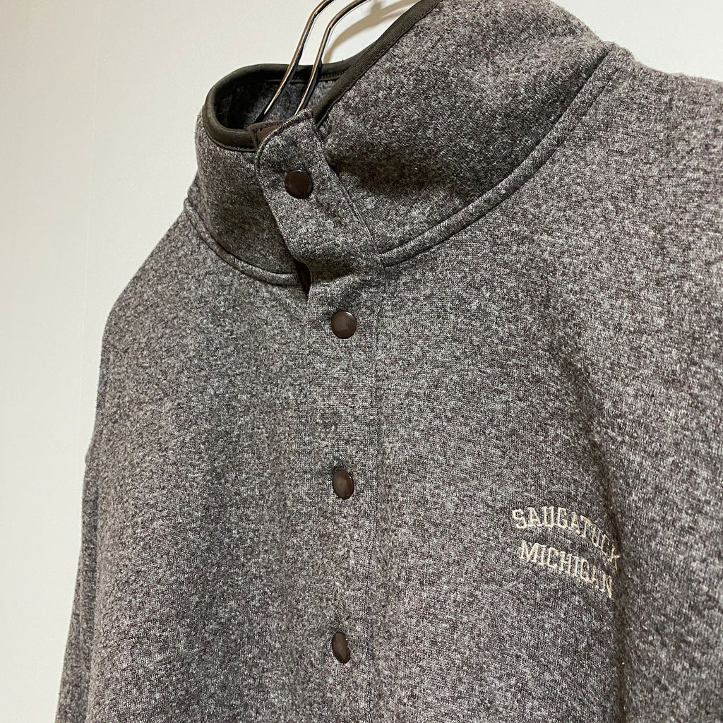 Stillwater Supply CO　長袖スナップボタンフリースジャケット　ワンポイント刺繍　秋冬服　Lサイズ　古着