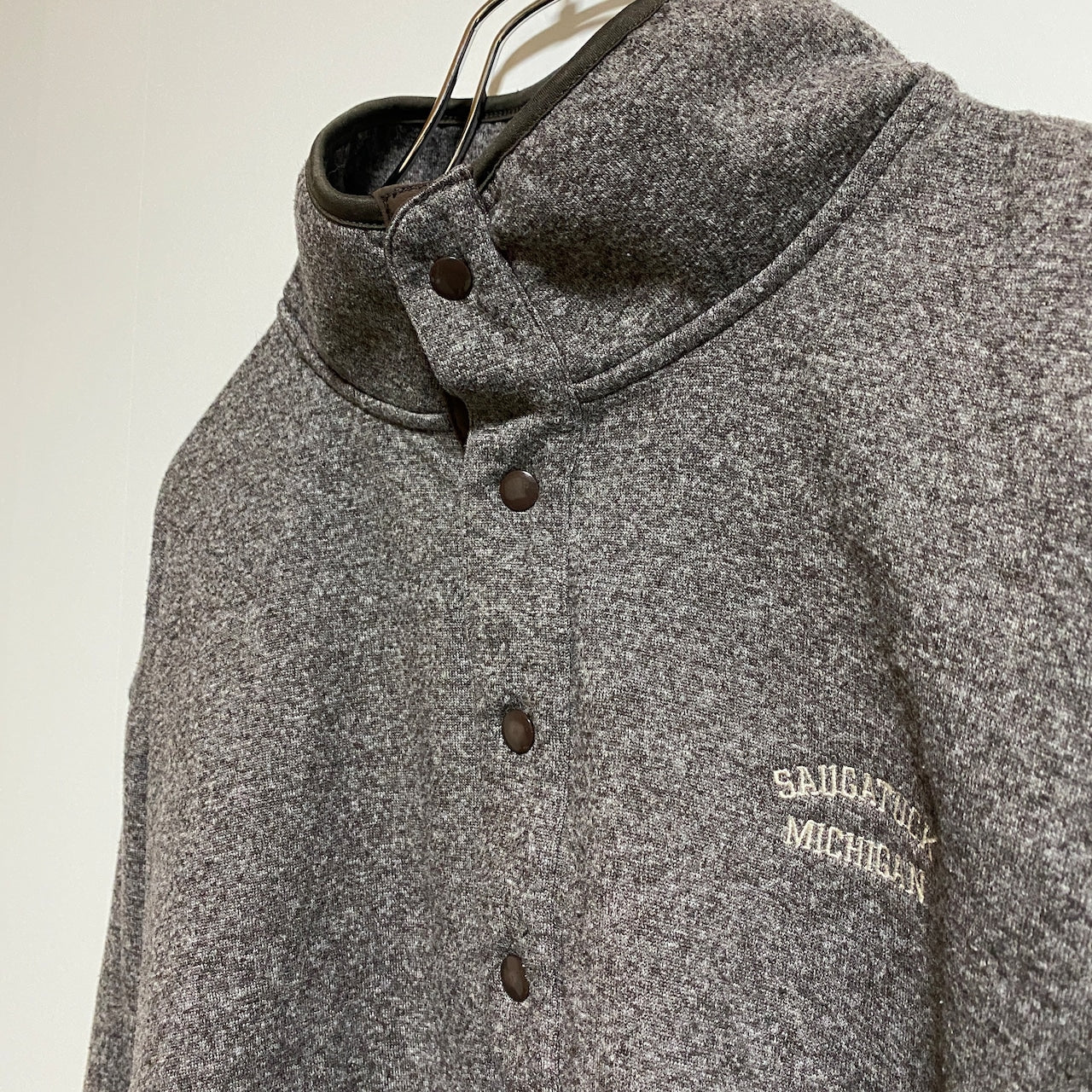 Stillwater Supply CO　長袖スナップボタンフリースジャケット　ワンポイント刺繍　秋冬服　Lサイズ　古着