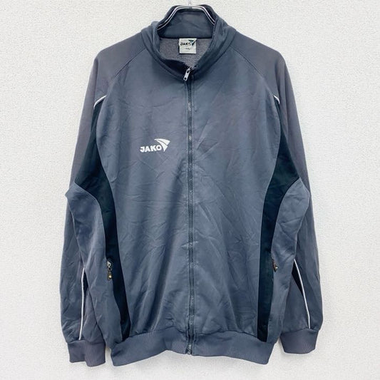 JAKO　フルジップトラックジャケット/ジャージ　灰色　ダークグレー　XXLサイズ