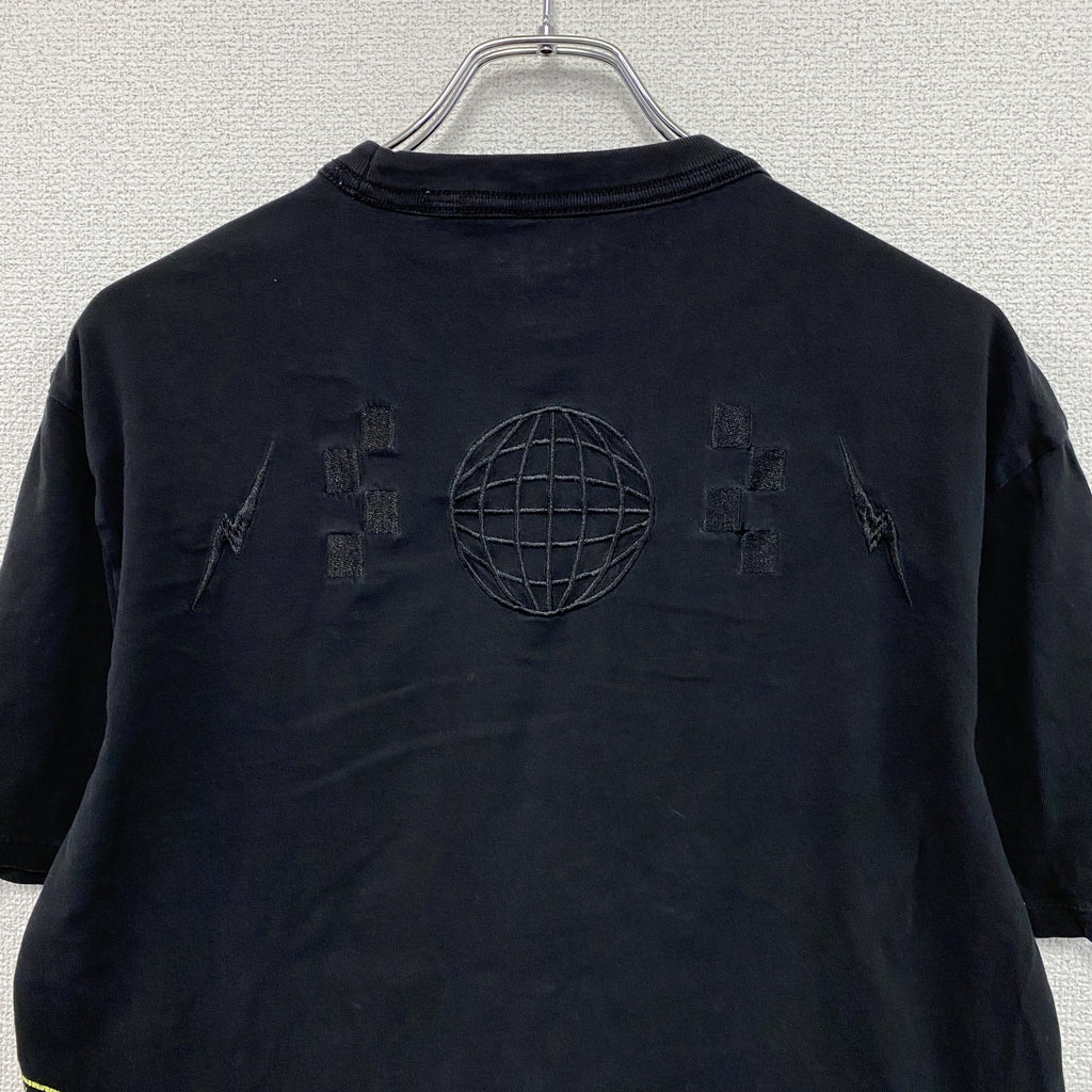 GUESS　ゲス　半袖プリントTシャツ　黒　ブラック　XSサイズ　古着