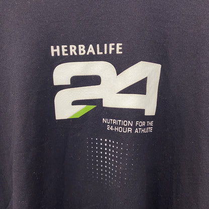 古着 used　NIKE ナイキ　半袖プリントTシャツ　DRI-FIT　クルーネック　スウッシュロゴ　黒　ブラック　XLサイズ