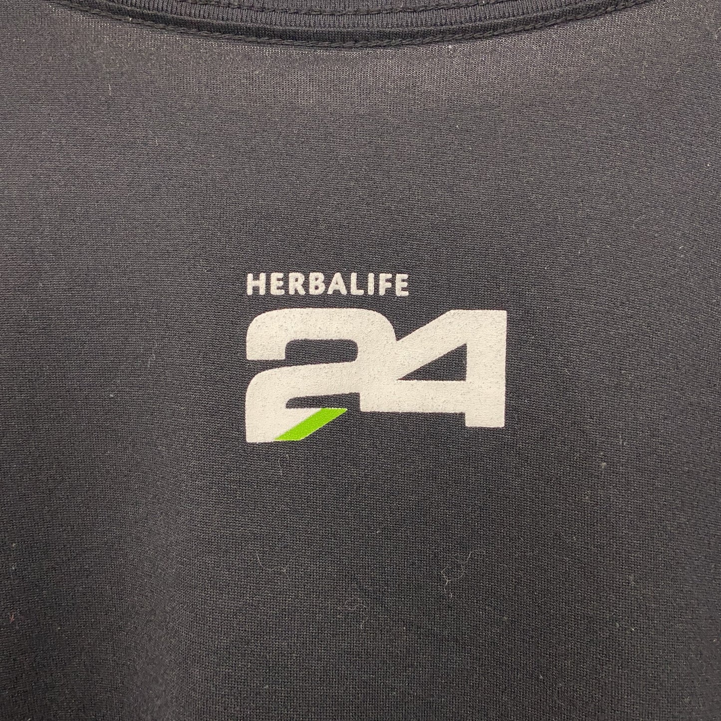 古着 used　NIKE ナイキ　半袖プリントTシャツ　DRI-FIT　クルーネック　スウッシュロゴ　黒　ブラック　XLサイズ