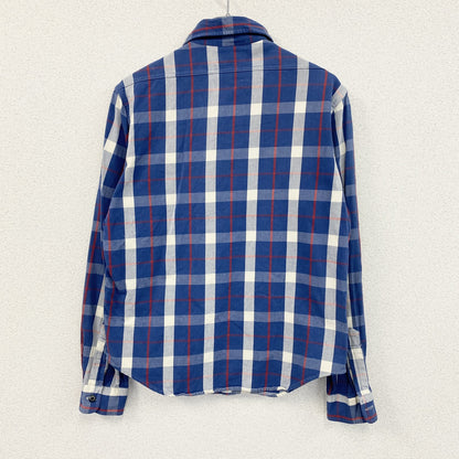 Polo Ralph Lauren　ポロラルフローレン　長袖シャツ　チェック柄　青　ブルー　Sサイズ