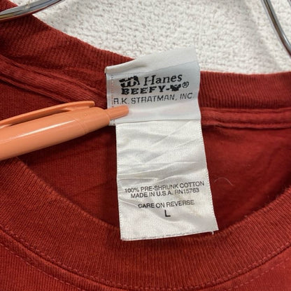 00s　HARLEY DAVIDSON　ハーレーダビッドソン　半袖プリントTシャツ　ヴィンテージ　オレンジ　Lサイズ