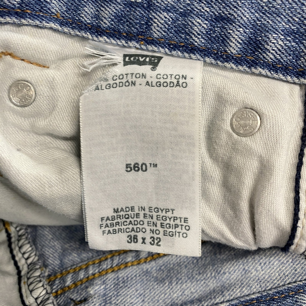 Levi's　リーバイス　506　ハーフデニムパンツ/ショートパンツ　ジップフライ　インディゴ　W36サイズ　古着