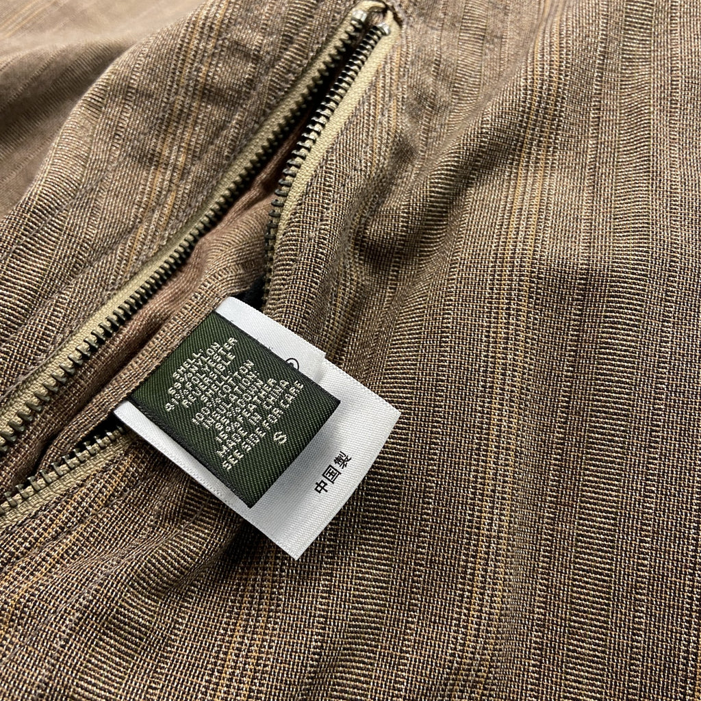 Eddie Bauer　エディーバウアー　ダウンフェザージャケット　ダウン85%　リバーシブル　ブラウン　ベージュ　Sサイズ　古着