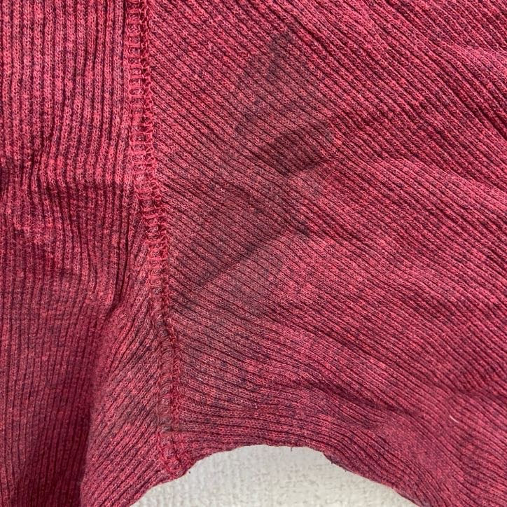 90s　adidas　アディダス　長袖無地ニット　セーター　ヴィンテージ　タートルネック　赤　レッド　Lサイズ　古着