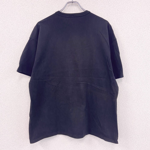 00s　Champion　チャンピオン　半袖プリントTシャツ　ヴィンテージ　コンパス　黒　ブラック　Lサイズ　古着