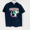 00s　GILDAN　ギルダン　スヌーピー　Coca Cola　COUGAR　半袖Tシャツ　黒　ブラック　Ｍサイズ　　古着