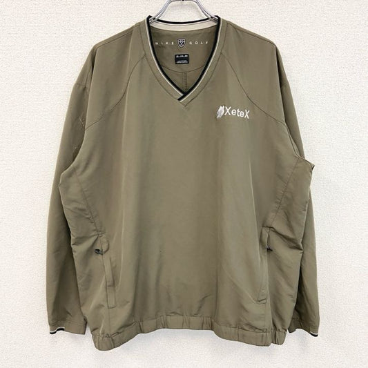 NIKE GOLF　ナイキゴルフ　プルオーバージャケット　深緑　ダークグリーン　カーキ　Lサイズ