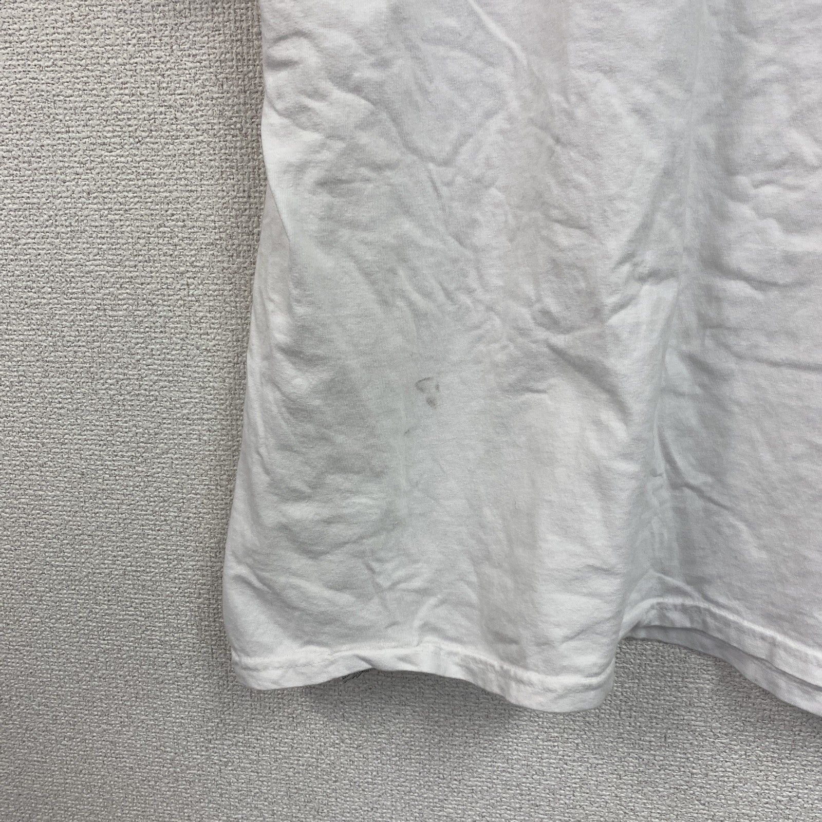 Champion　チャンピオン　半袖プリントTシャツ　英字プリント　クルーネック　現行　白　ホワイト　XLサイズ　古着