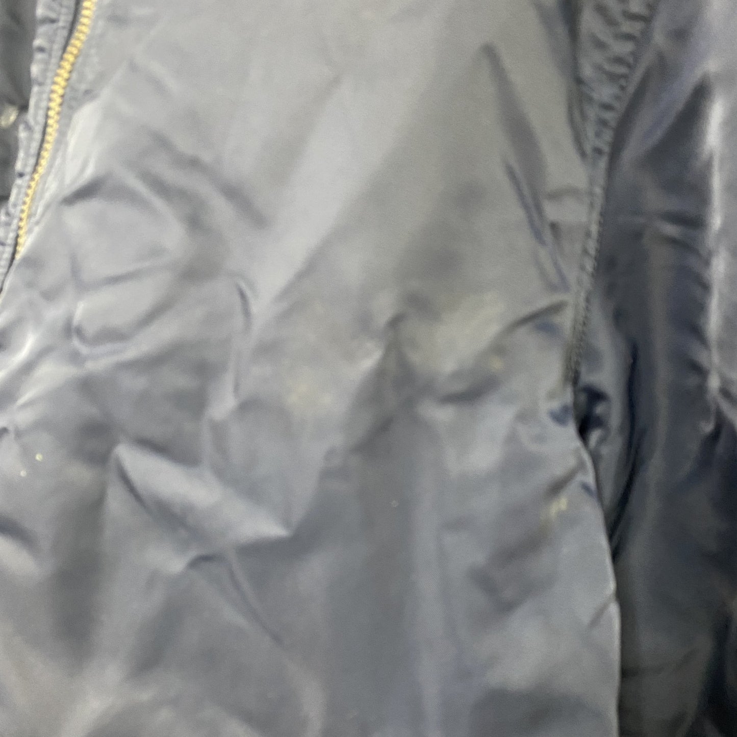 GAP　ギャップ　MA-1　フライトジャケット　ナイロンジャケット　中綿入り　キルティング　紺　ネイビー　Sサイズ