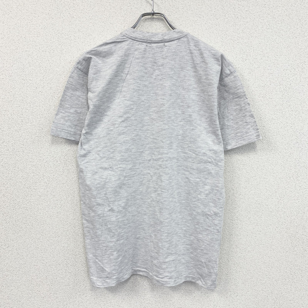 00s　オンワード樫山　松本零士　湧永製薬　半袖Tシャツ　コラボT　染み込みプリント　シングルステッチ　霜降りグレー　
