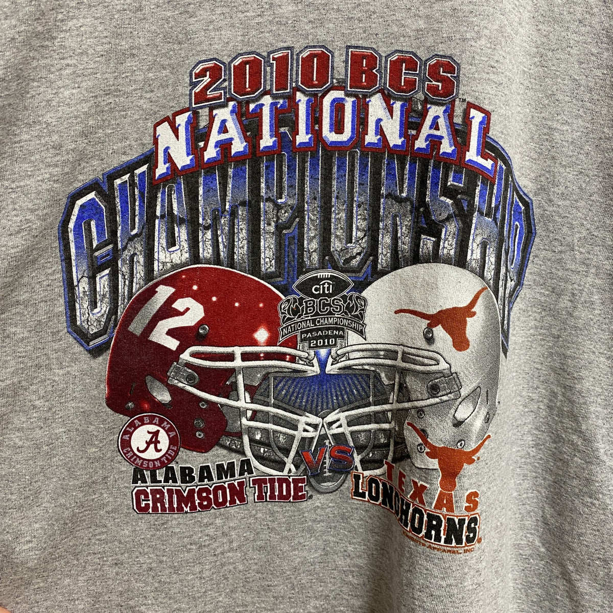 GILDAN ギルダン　NCAA　アメフト　半袖クルーネックプリントTシャツ　グレー　灰色　スポーツ　XLサイズ　古着