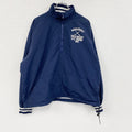 ～90s　BOATHOUSE　ボートハウス　ハーフジップナイロンプルオーバージャケット　紺　ネイビー　XLサイズ　　ヴィンテージ　古着
