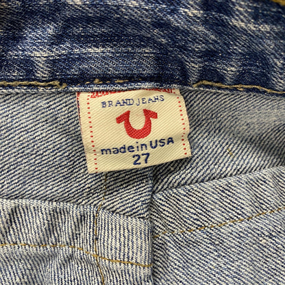 古着 used　True Religion　トゥルーレリジョン　デニムパンツ/ジーンズ　ジップフライ　インディゴ　27サイズ