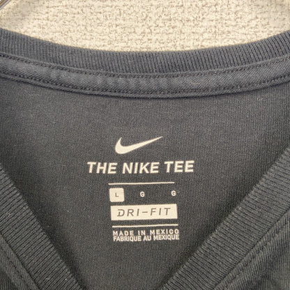 古着 used　NIKE　ナイキ　DRY-FIT　半袖プリントTシャツ　EQUALITY.　レトロ　黒　ブラック　Lサイズ