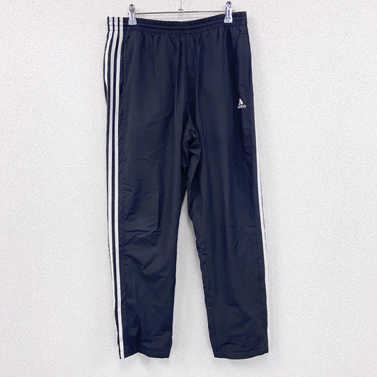 adidas　アディダス　CLIMASTORM　トラックパンツ/ジャージ　パーフォーマンスロゴ　黒　ブラック　Oサイズ