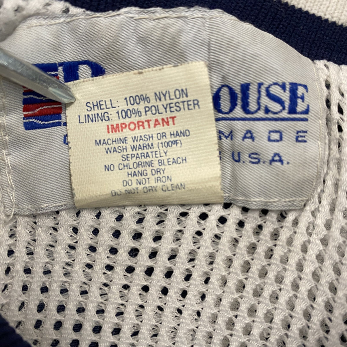 ～90s　BOATHOUSE　ボートハウス　ハーフジップナイロンプルオーバージャケット　紺　ネイビー　XLサイズ　　ヴィンテージ　古着