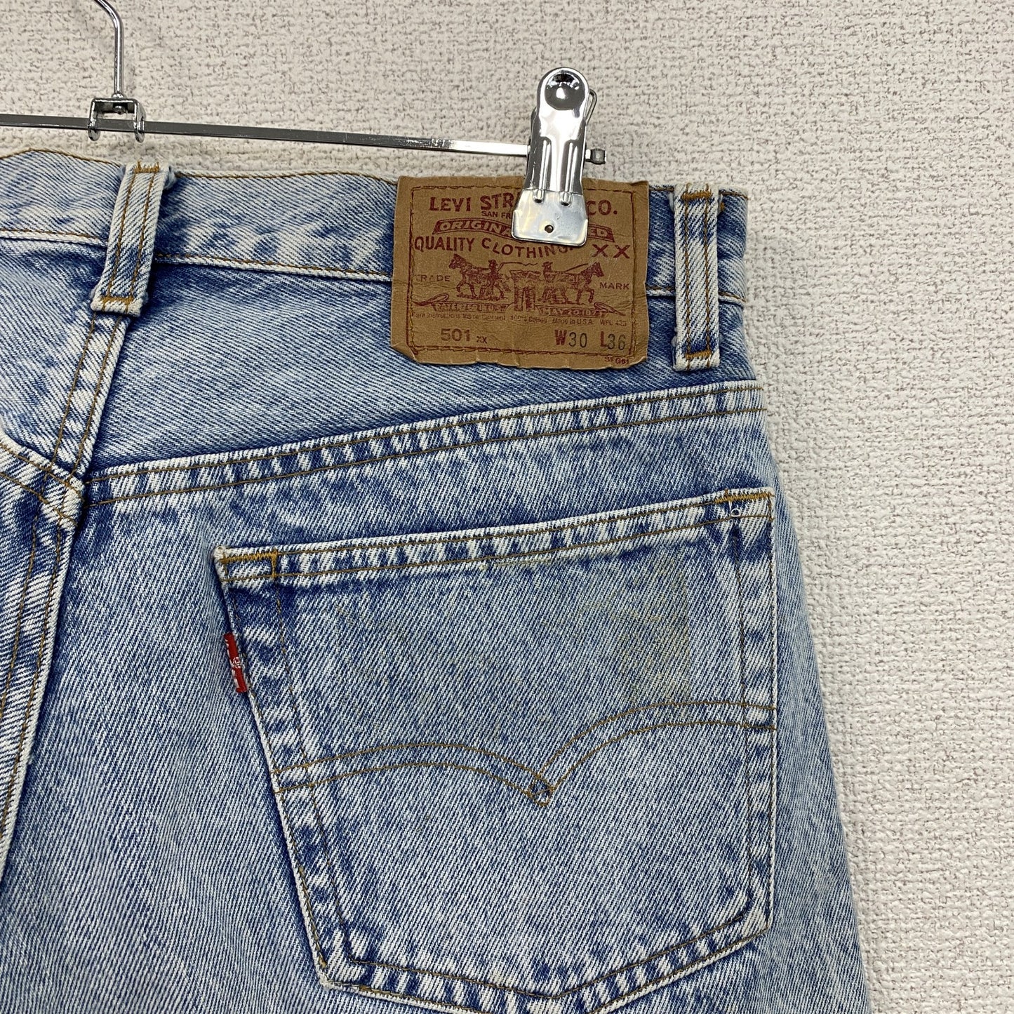 Levi's　リーバイス　501　デニムパンツ/ジーンズ　ボタンフライ　インディゴ　W30サイズ