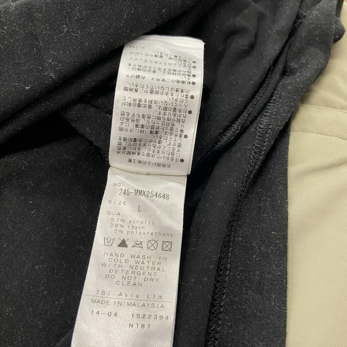 Callaway Golf　キャロウェイ　長袖ハイネックＴシャツ　刺ロゴ　ワンポイント　黒　ブラック　Lサイズ ロンT カットソー メンズ 古着
