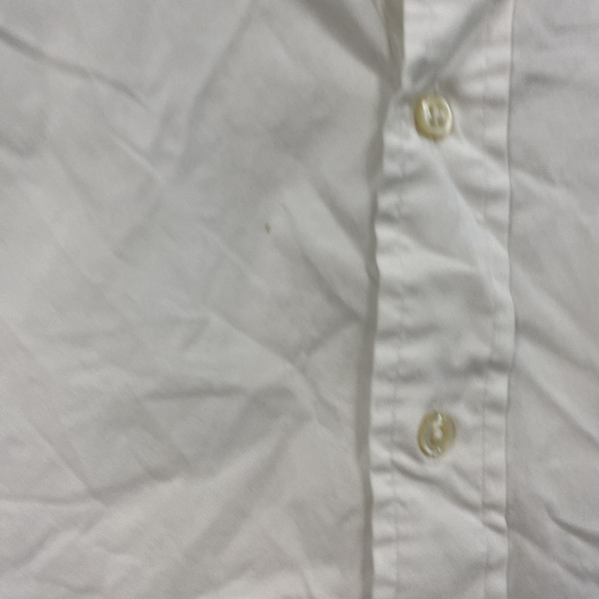 Ralph Lauren　ラルフローレン　CLASSIC FIT　長袖ボタンダウンシャツ　白　ホワイト　43サイズ　古着
